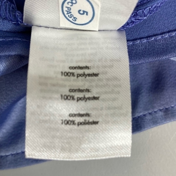 NWT WeWoreWhat Revolve Slate blue satin charmeus cowl midi dress size 6 - Picture 7 of 11